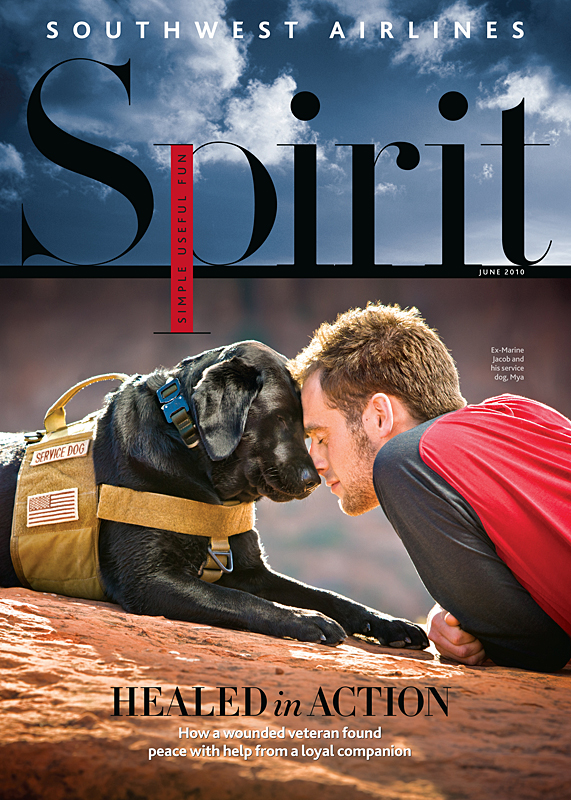 Photographing a Wounded Marine for Spirit Magazine