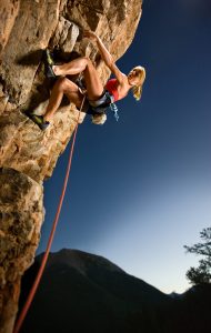 Adventure Shots of Climbing On Independence Pass