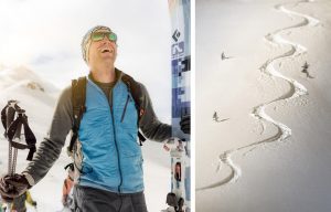Photograph by Tyler Stableford Captures Joy of Alpine Skiing Near Aspen, Colorado on a Blue-bird Powder Day.