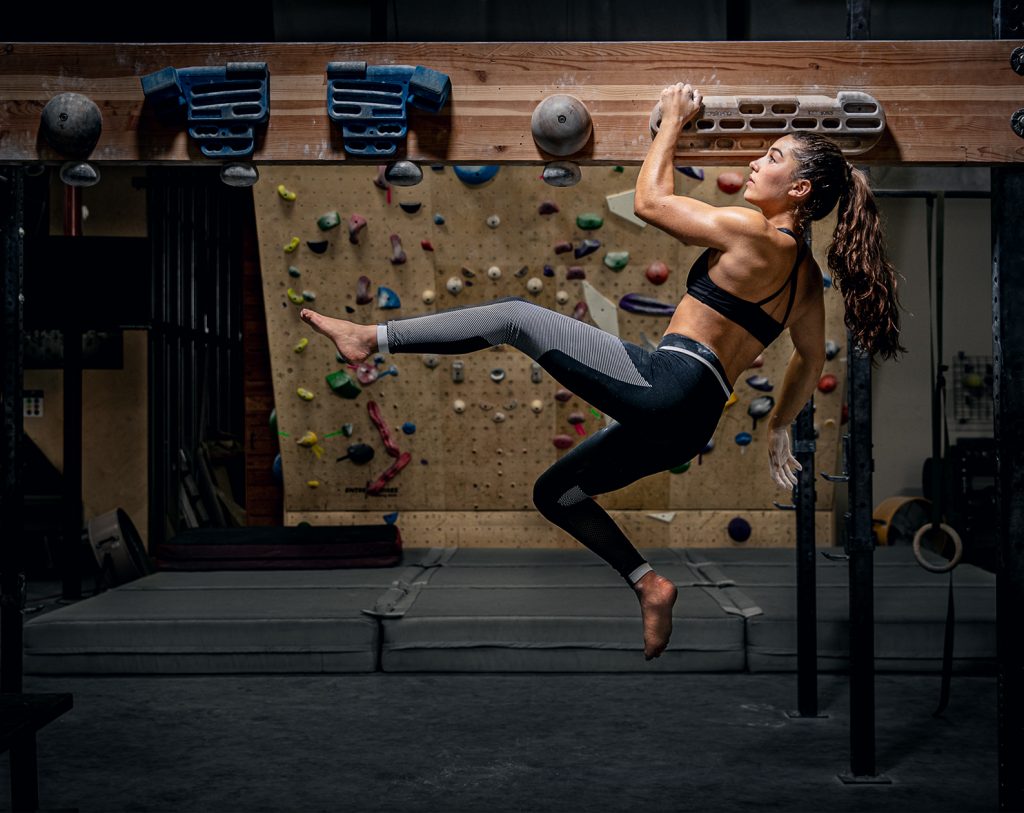 Oympic Climber Brooke Raboutou photographed for Southwest Airlines